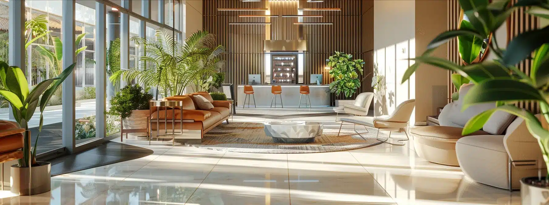 a modern assisted living facility features a sleek, well-designed communal space where innovative technology is subtly integrated into care services, showcasing engaging interactions among residents and staff in a vibrant, yet calming indoor atmosphere. a modern assisted living facility features a sleek, well-designed communal space where innovative technology is subtly integrated into care services, showcasing engaging interactions among residents and staff in a vibrant, yet calming indoor atmosphere.