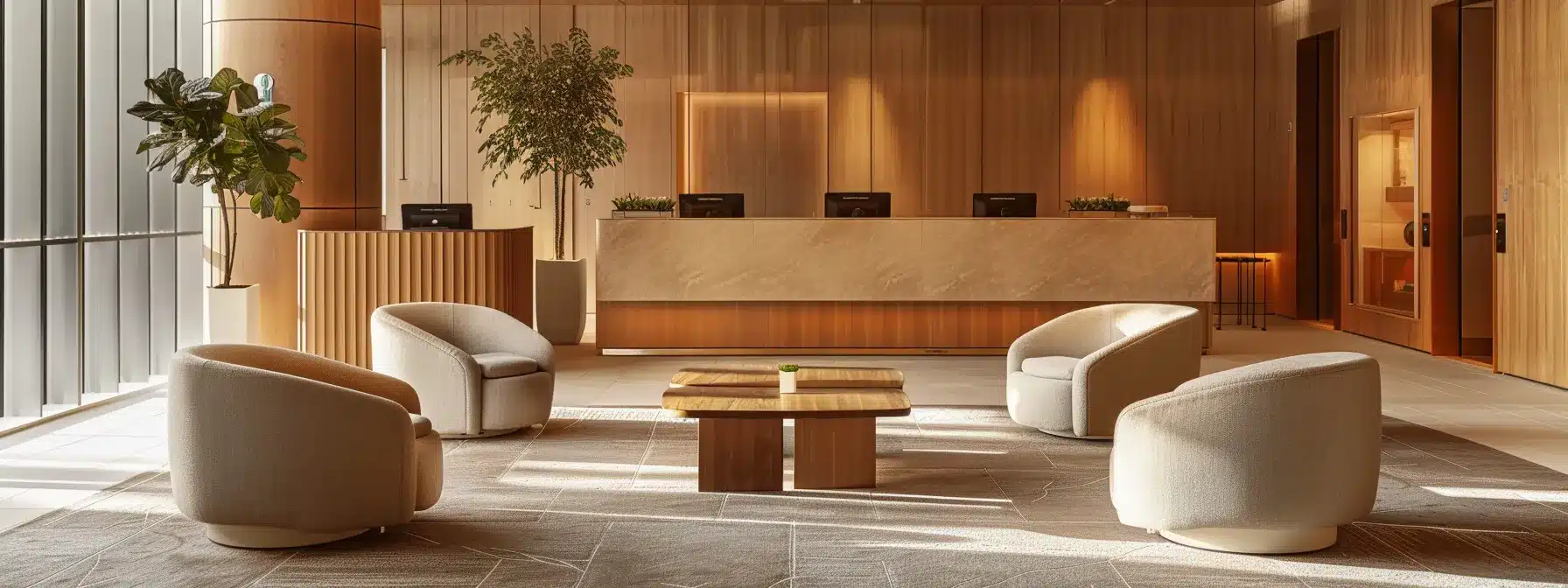 a modern assisted living facility lobby is showcased with a warm, inviting atmosphere, featuring cozy seating arrangements where families engage in thoughtful discussions, surrounded by elegant decor that highlights the essence of compassionate care for alzheimer residents. a modern assisted living facility lobby is showcased with a warm, inviting atmosphere, featuring cozy seating arrangements where families engage in thoughtful discussions, surrounded by elegant decor that highlights the essence of compassionate care for alzheimer residents.