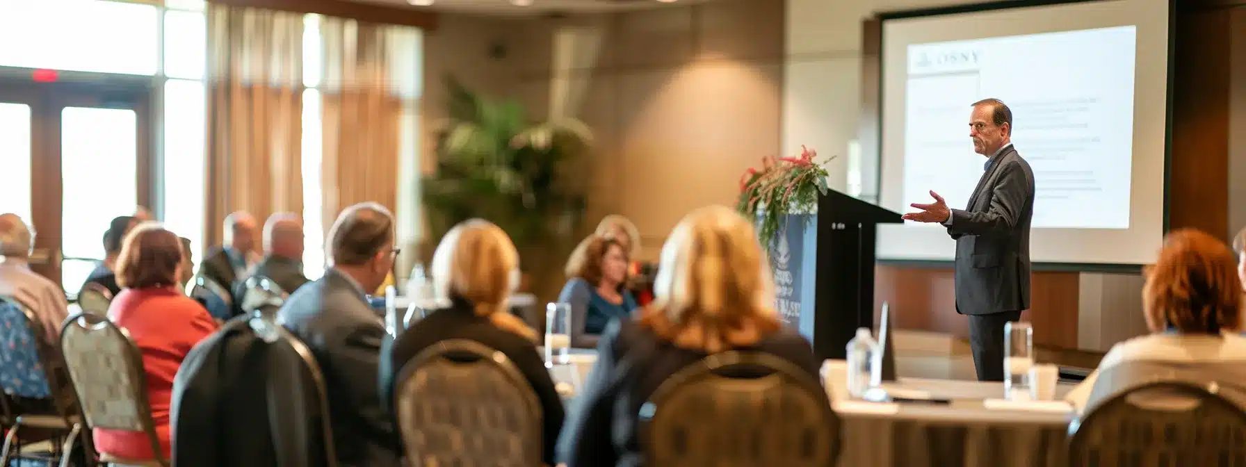 a sophisticated, well-lit conference room features a diverse group of professionals engaged in a focused discussion about evaluating assisted living facilities, with highlighted documents and visuals illustrating key considerations like staff credentials and resident testimonials prominently displayed on a sleek presentation screen. a sophisticated, well-lit conference room features a diverse group of professionals engaged in a focused discussion about evaluating assisted living facilities, with highlighted documents and visuals illustrating key considerations like staff credentials and resident testimonials prominently displayed on a sleek presentation screen.