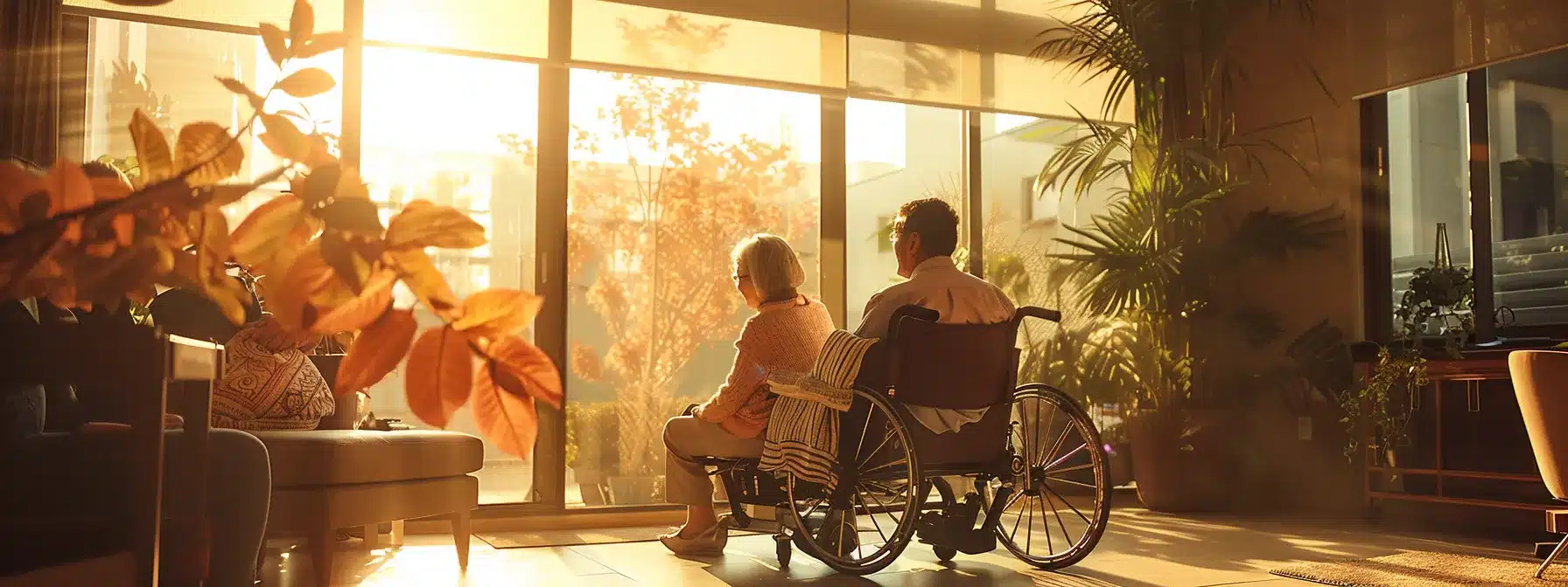 a warmly lit, modern alzheimer care facility features caregivers engaging with residents in meaningful activities, highlighting the vibrant and supportive atmosphere crucial for memory care success. a warmly lit, modern alzheimer care facility features caregivers engaging with residents in meaningful activities, highlighting the vibrant and supportive atmosphere crucial for memory care success.
