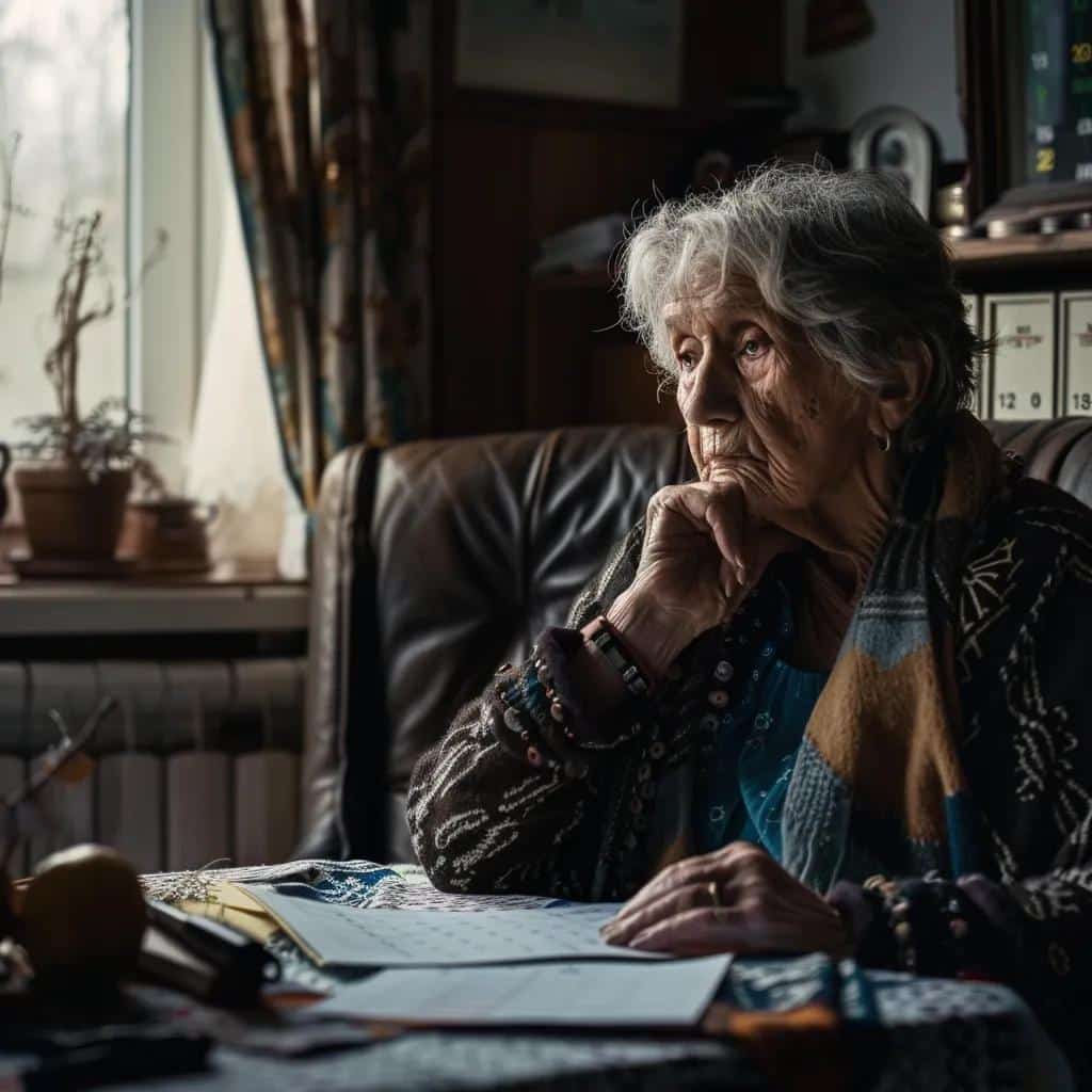 Family caregiver showing signs of burnout and emotional exhaustion