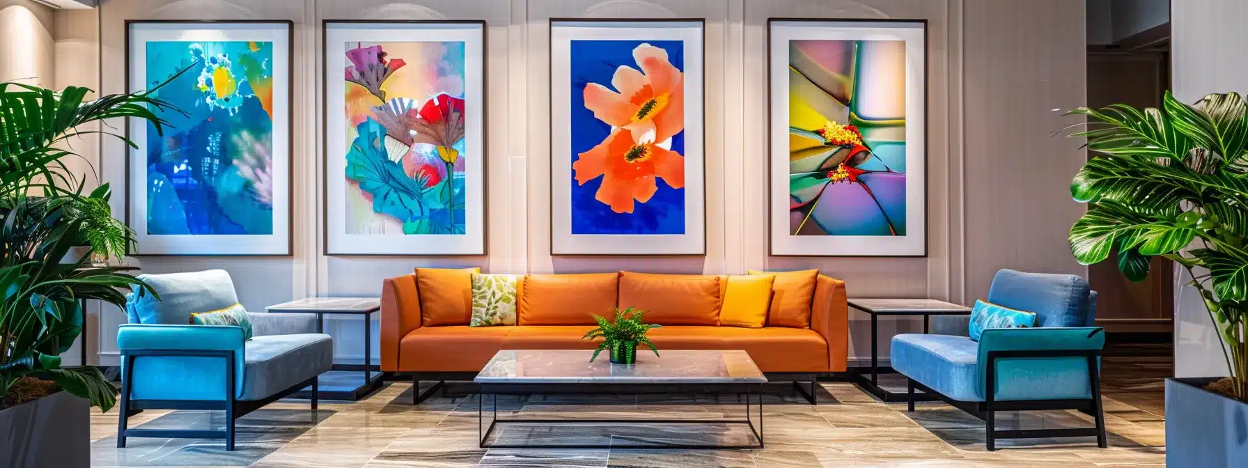 a modern assisted living facility lobby showcases inviting decor and comfortable seating, featuring vibrant artwork on the walls and a warm atmosphere, symbolizing the thoughtful selection process for elder care services. a modern assisted living facility lobby showcases inviting decor and comfortable seating, featuring vibrant artwork on the walls and a warm atmosphere, symbolizing the thoughtful selection process for elder care services.