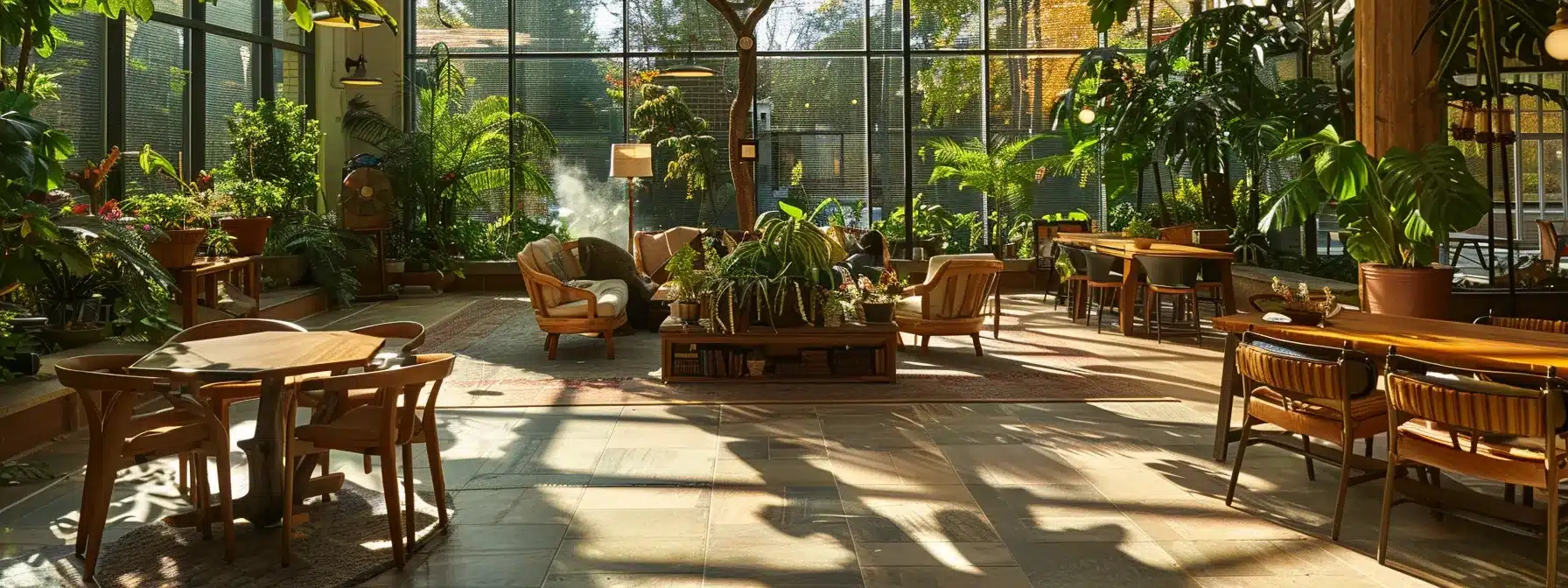 a warmly lit, inviting common area in a specialized alzheimer care facility in michigan showcases comfortable seating arrangements and engaging activities designed to foster interaction and support among residents.